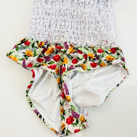 Charo Ruiz Ibiza Rola One Piece Swimsuit in White Bonita size M NEW - Picture 5 of 8